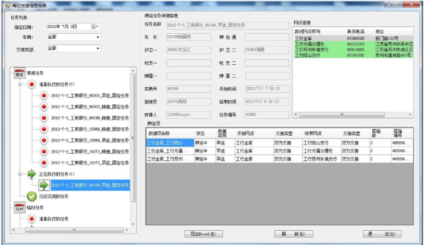 金融押運系統
