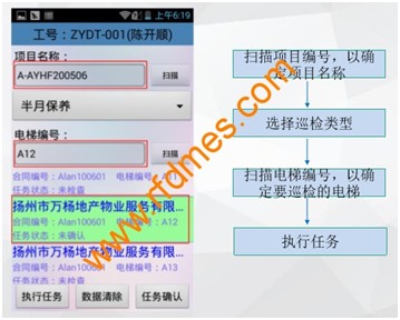 電梯巡檢系統PDA端介紹